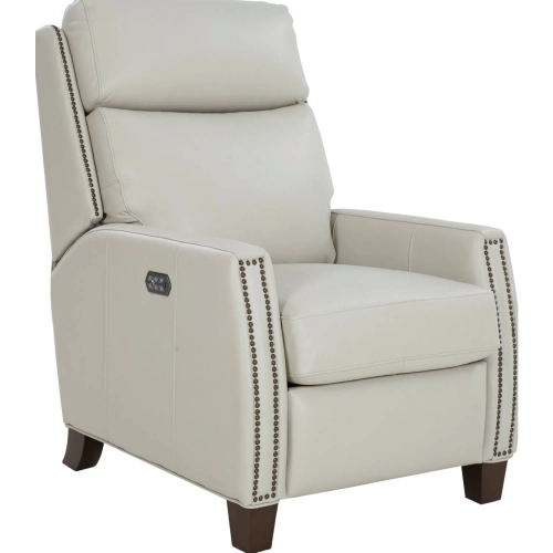 Anaheim Big & Tall Power Recliner w/ Power Head Rest & Lumbar in Cason Putty Leather